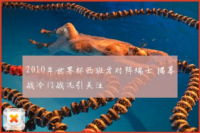 2010年世界杯西班牙对阵瑞士 揭幕战冷门战况引关注